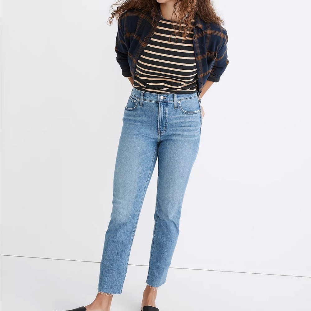 Madewell The Mid-Rise Perfect Vintage Jean in Enmore Wash sz 30 NA924